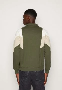 Kaotiko CREW BRENDAN - Sweatshirt - Army/ivory/beige -Kaotiko Shop 53c3cd29ef7c40ce91c3bfc60ee2adaf