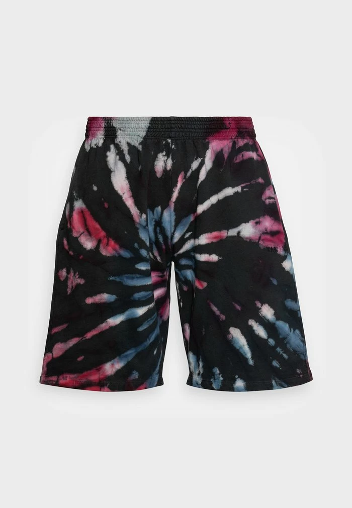 BERMUDA TIE DYE ESPIRAL UNISEX - Shorts - black/pink Kaotiko BERMUDA TIE DYE ESPIRAL UNISEX - Shorts - Black/pink -Kaotiko Shop 55e532beea06421baca1a811a0a910ca