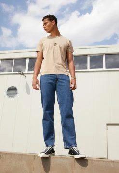 Kaotiko WASHED COSMOS UNISEX - Print T-shirt - Stone