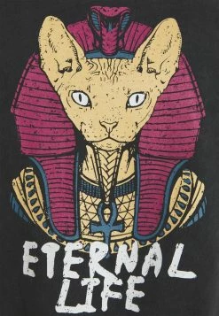 Kaotiko ETERNAL LIFE SPHYNX - Print T-shirt - Black 2 Kaotiko ETERNAL LIFE SPHYNX - Print T-shirt - Black -Kaotiko Shop 5962cec4202f445a80cf3c51a1026233