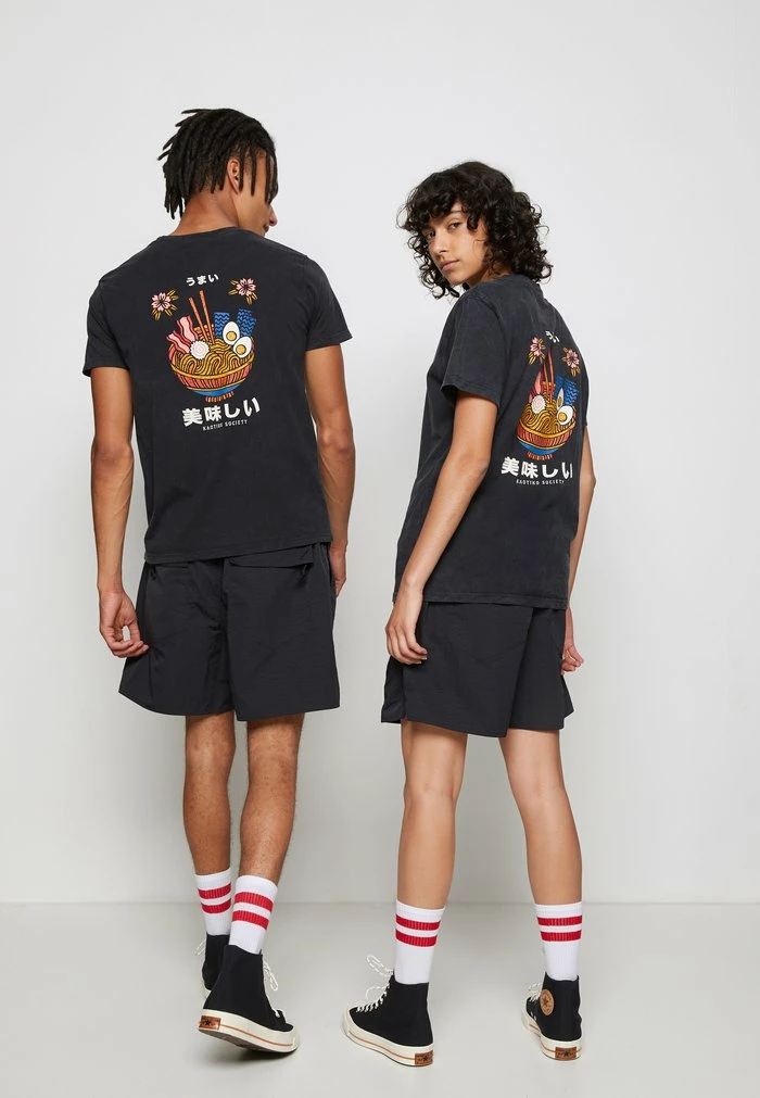 WASHED RAMEN - Print T-shirt - black Kaotiko WASHED RAMEN - Print T-shirt - Black -Kaotiko Shop 5b826440a41245b69b15be3954b6e5c1