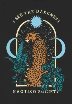 Kaotiko LEOPARD UNISEX - Print T-shirt - Black -Kaotiko Shop 5d910492dfd348e6b0e3224b32f0f398