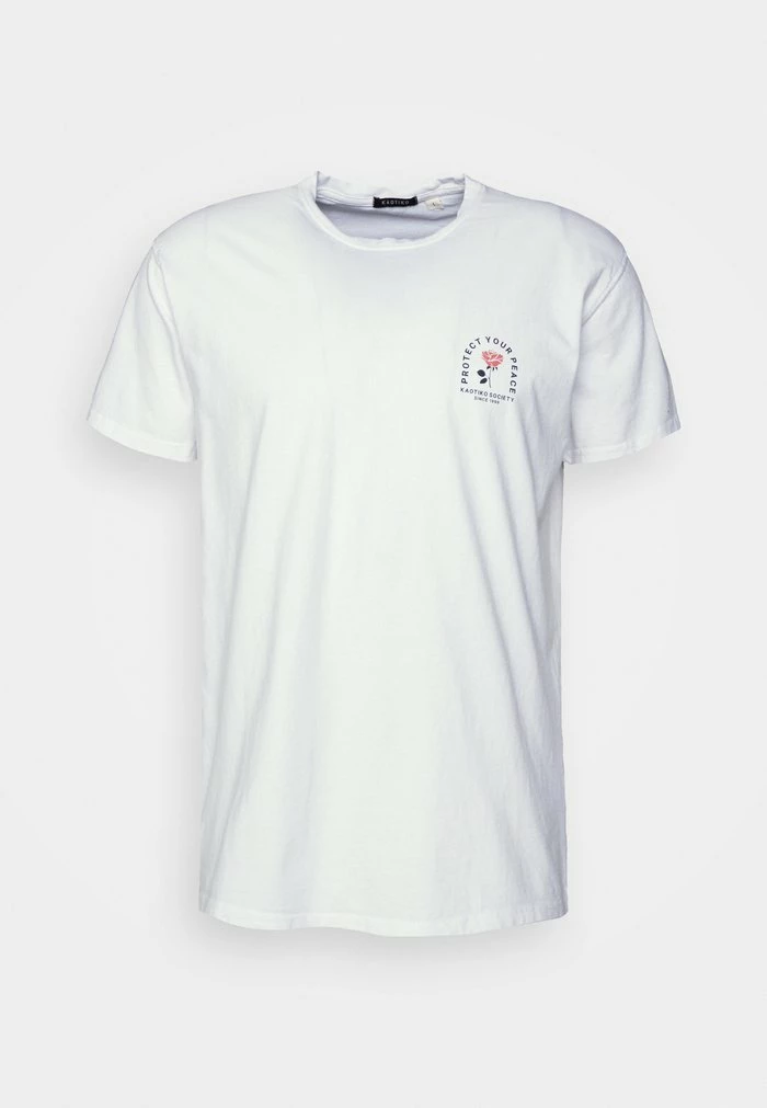 WASHED SIRENS MOON UNISEX - Print T-shirt - white Kaotiko WASHED SIRENS MOON UNISEX - Print T-shirt - White -Kaotiko Shop 5fe919911dc943daa3fa1e07d8df8862