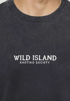 Kaotiko CAMISETA TIE DYE WILD ISLAND - Print T-shirt - Tie Dye Black -Kaotiko Shop 60a05c309cb84c9f83bc31a5e60eeadb