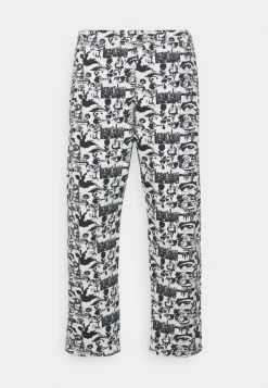 Kaotiko PANT GARAGE CITY OF ANGELS - Trousers - White