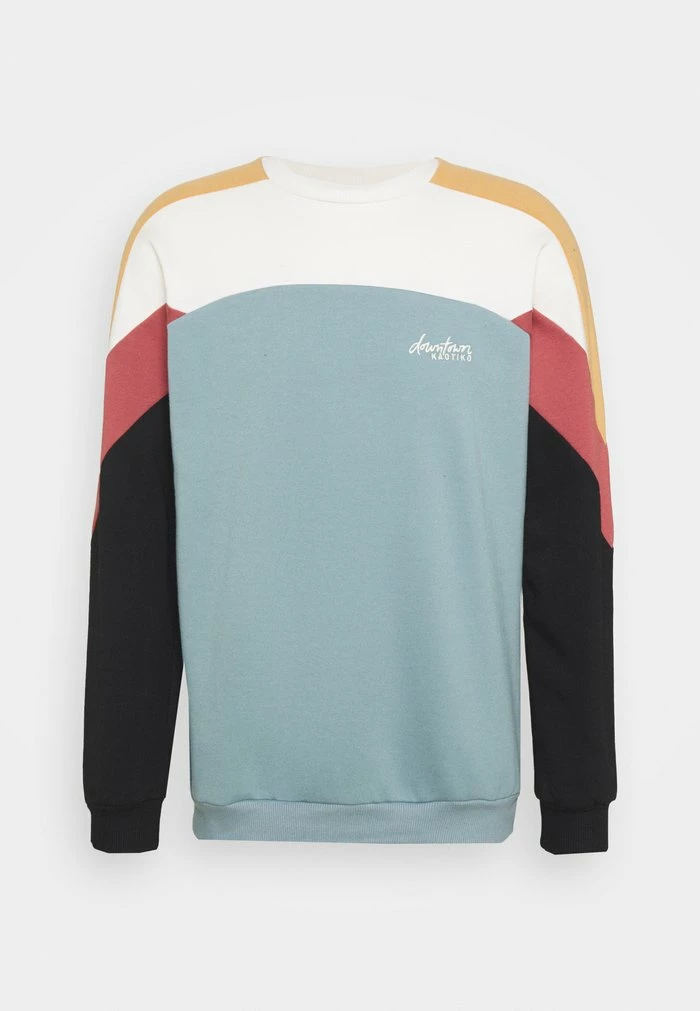 Kaotiko CREW DOWNTOWN UNISEX - Sweatshirt - Acero 1 Kaotiko CREW DOWNTOWN UNISEX - Sweatshirt - Acero