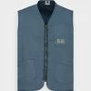 Kaotiko CHALECO NOLAN UNISEX - Waistcoat - Petroleo