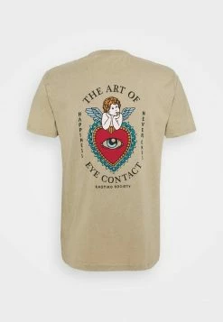 Kaotiko EYES TALK UNISEX - Print T-shirt - Stone 7 Kaotiko EYES TALK UNISEX - Print T-shirt - Stone -Kaotiko Shop 683a0708beae4c919af17e675aa0fcba