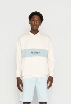 Kaotiko CREW COONOR UNISEX - Sweatshirt - Bone/cloud