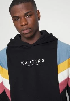 Kaotiko SUD CAP EWAN - Sweatshirt - Black/blue/mostaza/marfil/burgundy -Kaotiko Shop 6974a97652224dfcb946fbbe9e622c46
