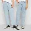 Kaotiko PANT CROPPED - Relaxed Fit Jeans - Denim Acid