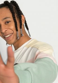 Kaotiko CREW DRU - Sweatshirt - Marfil/ Dark Grey/ Yellow -Kaotiko Shop 6bdab4418a8a4f9ab882bd3a51142d5b