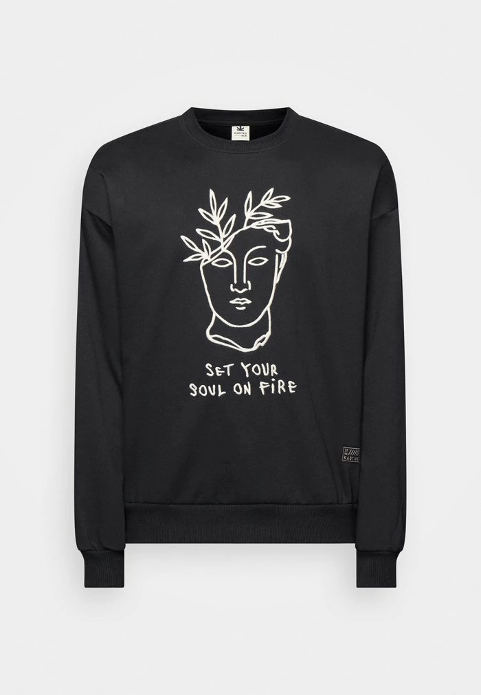 CREW GRIEGA UNISEX - Sweatshirt - black Kaotiko CREW GRIEGA UNISEX - Sweatshirt - Black -Kaotiko Shop 76ae268bf46e4f12a11d7f1774d56232