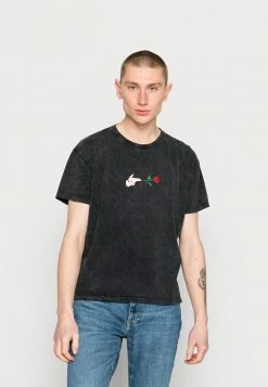 Kaotiko WASHED SHOOT LOVE UNISEX - Print T-shirt - Black