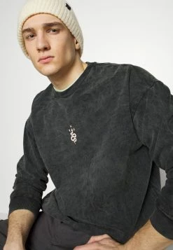 Kaotiko CREW WASHED PALM VIBES UNISEX - Sweatshirt - Black -Kaotiko Shop 791da040fb0d4666bb1a2f0f92dfdb63