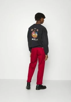 Kaotiko CREW WASHED RAMEN UNISEX - Sweatshirt - Black