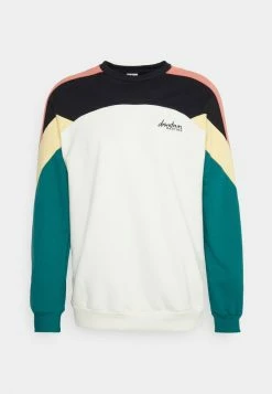 Kaotiko CREW DOWNTOWN UNISEX - Sweatshirt - Black/ivory