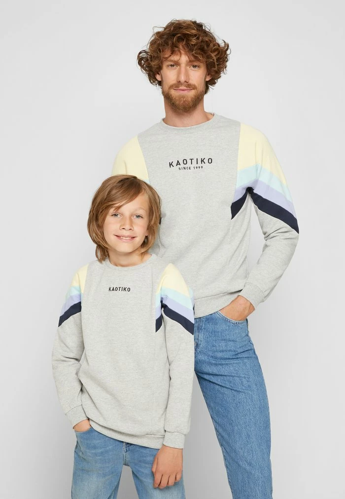 CREW SEATTLE - Sweatshirt - grey/yellow/green/grape/navy Kaotiko CREW SEATTLE - Sweatshirt - Grey/yellow/green/grape/navy -Kaotiko Shop 7c62881f1d5647b3ba3fdc764acf2f8c