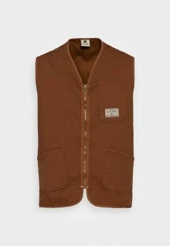Kaotiko CHALECO NOLAN UNISEX - Waistcoat - Tabaco