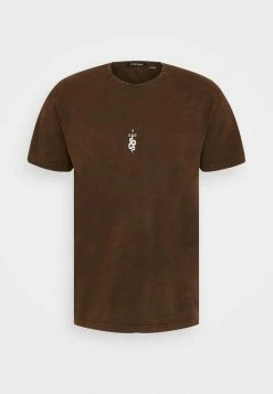 Kaotiko WASHED GREEK ELEMENTS UNISEX - Print T-shirt - Brown -Kaotiko Shop 7cdc6e9863d34f5b9b4dca9f2a057051