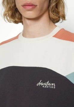 Kaotiko CREW UNISEX - Zip-up Sweatshirt - Ivory/grey/albarico/prusia -Kaotiko Shop 7d0e764bd4f24b16b7f5d26a44acbe51