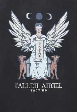 Kaotiko SUD CAP FALLEN - Sweatshirt - Black Acid Wash -Kaotiko Shop 7d6aed2a3ea341f494f33eae85153601