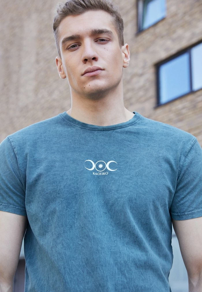 WASHED BRIGHTNESS UNISEX - Print T-shirt - green Kaotiko WASHED BRIGHTNESS UNISEX - Print T-shirt - Green -Kaotiko Shop 80d8e283baee45a9a30b87c5e612c2f5