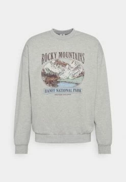 Kaotiko CREW ROCKS MOUNTAINS UNISEX - Sweatshirt - Grey 6 Kaotiko CREW ROCKS MOUNTAINS UNISEX - Sweatshirt - Grey -Kaotiko Shop 82ba5789014c40789e59a33fb54235bb