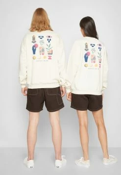 Kaotiko CREW MINIMAL UNISEX - Sweatshirt - Ivory -Kaotiko Shop 83016a41c98b4eafb5308776ca815ce2