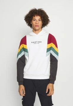 Kaotiko SUD CAP EWAN - Sweatshirt - Marfil/burgundy/mostaza/heura/cloud