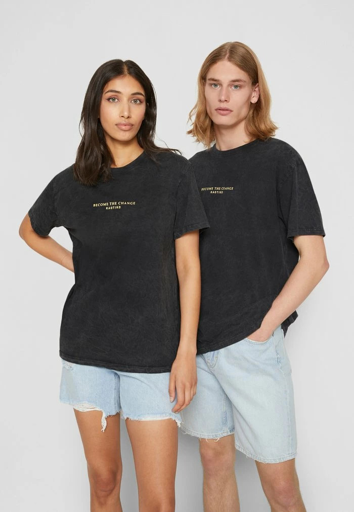 WASHED BUTTERFLY UNISEX - Print T-shirt - black Kaotiko WASHED BUTTERFLY UNISEX - Print T-shirt - Black -Kaotiko Shop 862c18f4ae37423eaeb70b0b7df11047