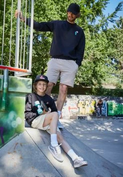 Kaotiko CREW MINIMAL UNISEX - Sweatshirt - Black