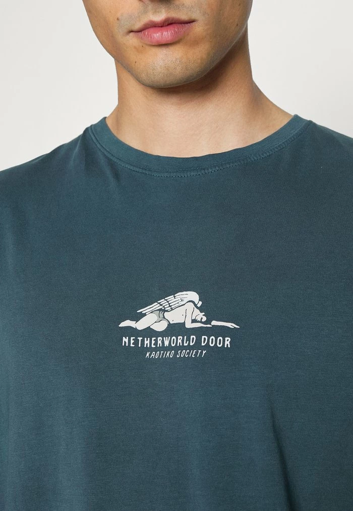 WASHED NETHERWORLD DOOR UNISEX - Print T-shirt - navy Kaotiko WASHED NETHERWORLD DOOR UNISEX - Print T-shirt - Navy -Kaotiko Shop 88a76d20c740425e81a139cf5492bd32