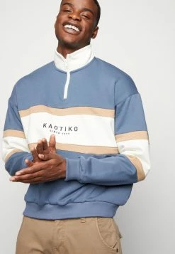 Kaotiko CREW BERWIN UNISEX - Sweatshirt - Prusia/arena/ivory 3 Kaotiko CREW BERWIN UNISEX - Sweatshirt - Prusia/arena/ivory -Kaotiko Shop 8a5c9cc5e9cd4e0ca82f92d91c9ede1f