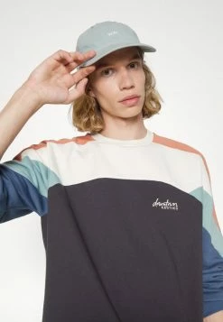 Kaotiko CREW UNISEX - Zip-up Sweatshirt - Ivory/grey/albarico/prusia -Kaotiko Shop 8b4e8ecb2ec54627bae35a7aebb569fc