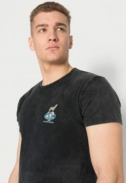 Kaotiko WASHED HOWLING WOLVES UNISEX - Print T-shirt - Black -Kaotiko Shop 8c23e2abc1e64fe991a5424f66d181c9