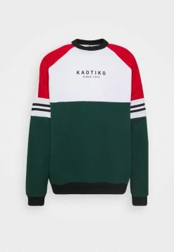 Kaotiko CREW CALIFORNIA - Sweatshirt - Bottle Green