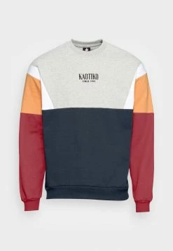 Kaotiko CREW WESTPORT - Sweatshirt - White/navy/ Grey Vigore -Kaotiko Shop 8d5313f22c2c41bea62b7b6d9381d937