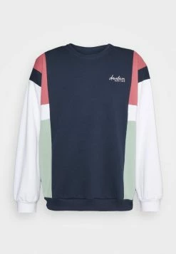 Kaotiko CREW PORTLAND - Sweatshirt - Navy/burgundy -Kaotiko Shop 8ef7cf9b22f44cc3a0bb3c3475314953