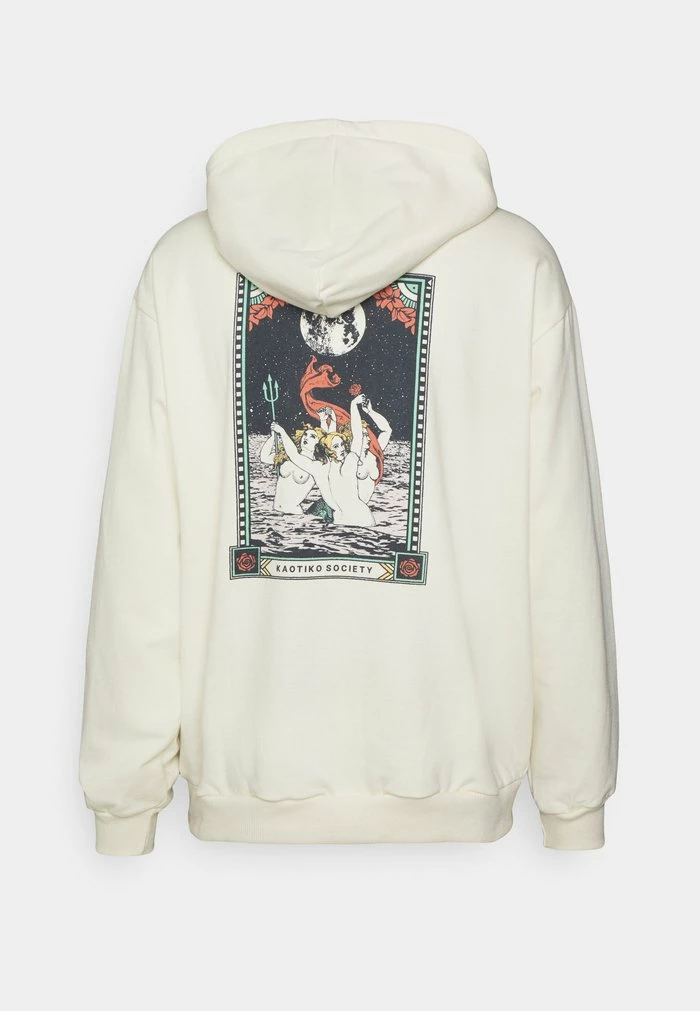 SUD CAP THE SIRENS UNISEX - Hoodie - ivory Kaotiko SUD CAP THE SIRENS UNISEX - Hoodie - Ivory -Kaotiko Shop 912dba7ebc3a42ce975538c3d84426e0
