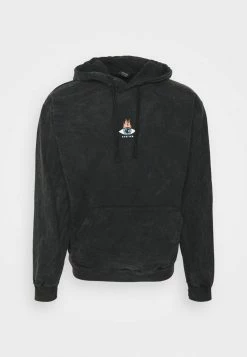 Kaotiko SUD CAP WASHED MOON SPHYNX UNISEX - Sweatshirt - Black