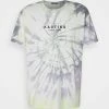 Kaotiko TIE DYE ESPIRAL - Print T-shirt - Lime/grey