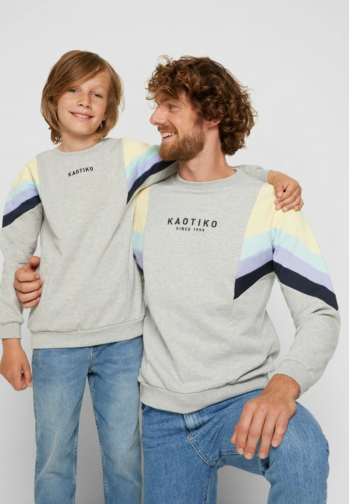 CREW SEATTLE UNISEX - Sweatshirt - gris/amarillo/verde Kaotiko CREW SEATTLE UNISEX - Sweatshirt - Gris/amarillo/verde -Kaotiko Shop 975c6ce445c84532a590e5fa78c3922f