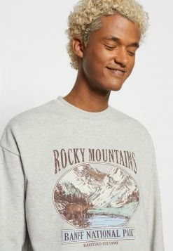 Kaotiko CREW ROCKS MOUNTAINS UNISEX - Sweatshirt - Grey 5 Kaotiko CREW ROCKS MOUNTAINS UNISEX - Sweatshirt - Grey -Kaotiko Shop 9761b35660a143c2a81a9342c51a0e0c