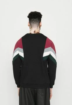 Kaotiko CREW SEATTLE - Sweatshirt - Black/burgundy -Kaotiko Shop 9e23f432bef44b948cf20aa23b8ec3c6