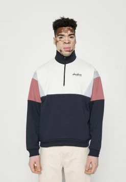 Kaotiko CREW COLIN - Sweatshirt - Navy/baby Blue