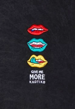 Kaotiko WASHED MOUTH COLORS UNISEX - Print T-shirt - Black -Kaotiko Shop 9fa6806cf926408e9621ef6818ec4eb8