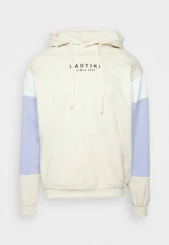 Kaotiko SUD CAP ETHAN UNISEX - Sweatshirt - Ivory/white/grape