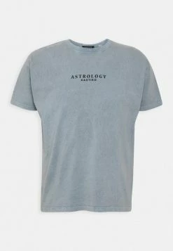 Kaotiko WASHED SCORPION UNISEX - Print T-shirt - Acero