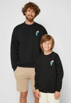 Kaotiko CREW MINIMAL UNISEX - Sweatshirt - Black -Kaotiko Shop a6fa31622c8b41919f8a994e7ca33279